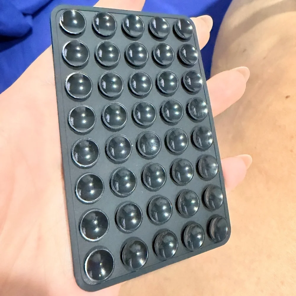 New Black Suction Phone Pad